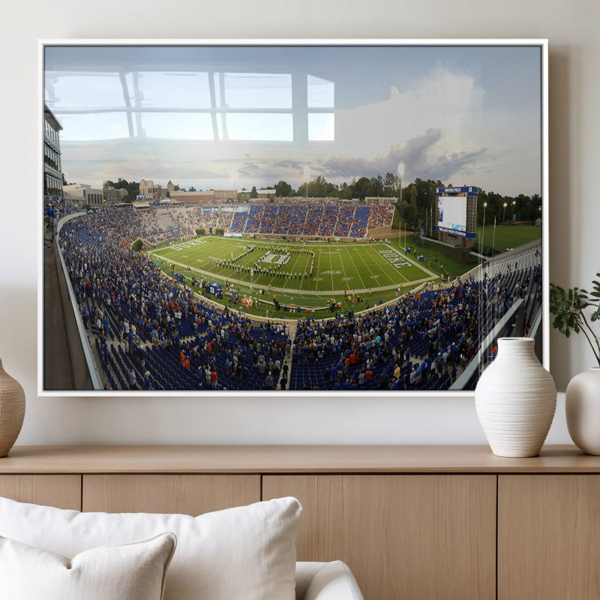 The Duke University Blue Devils Football Team Print - Durham