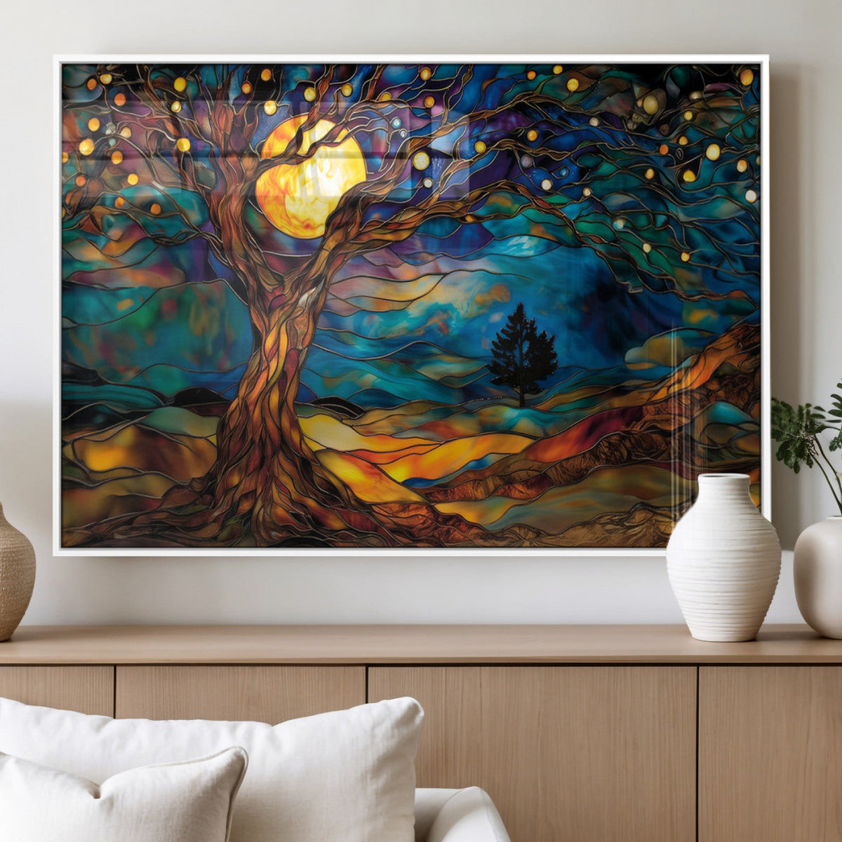 Tree of Life Wall Art - Yggdrasil Tree of Life Canvas Print