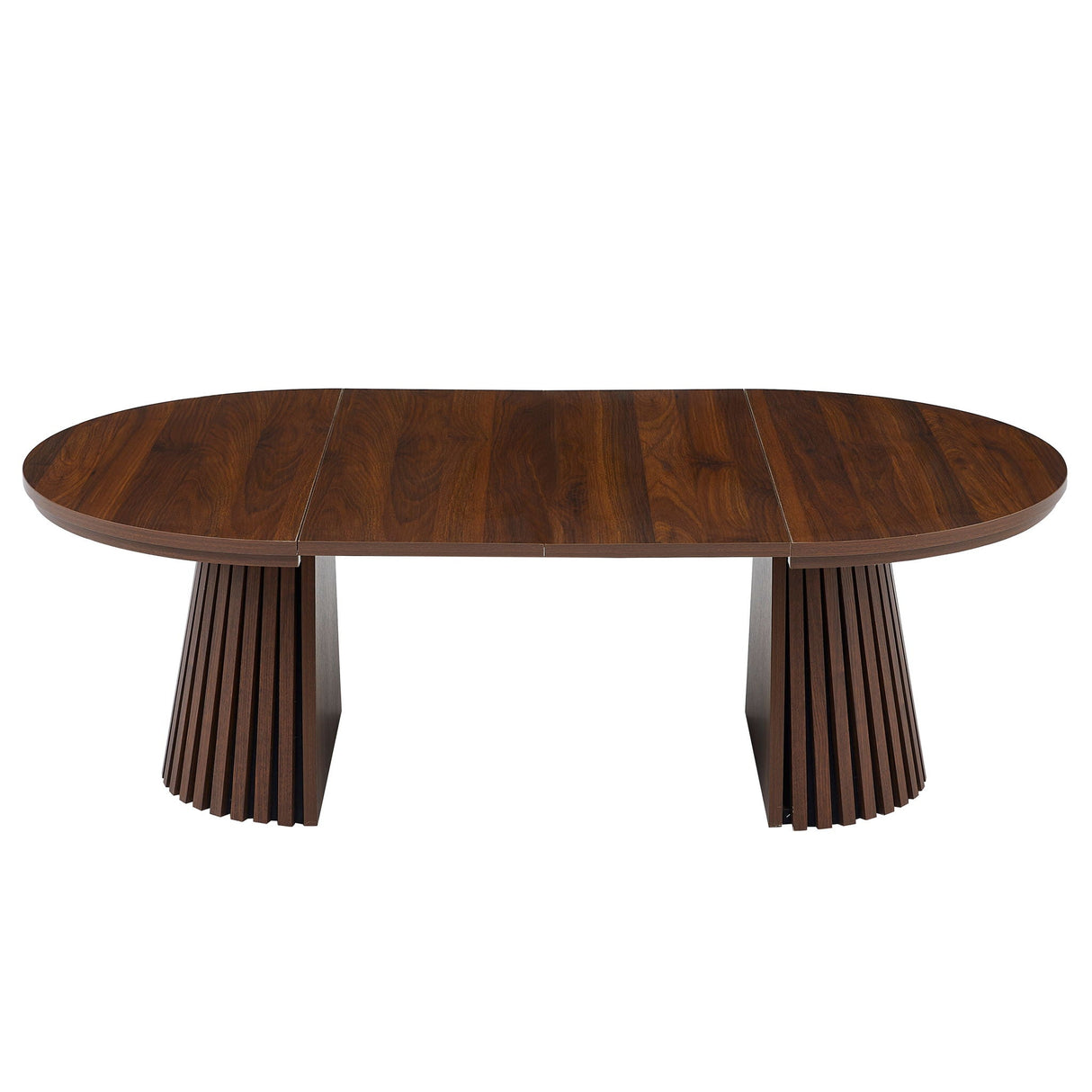 Oval Coffee Table For Living Room - Walnut