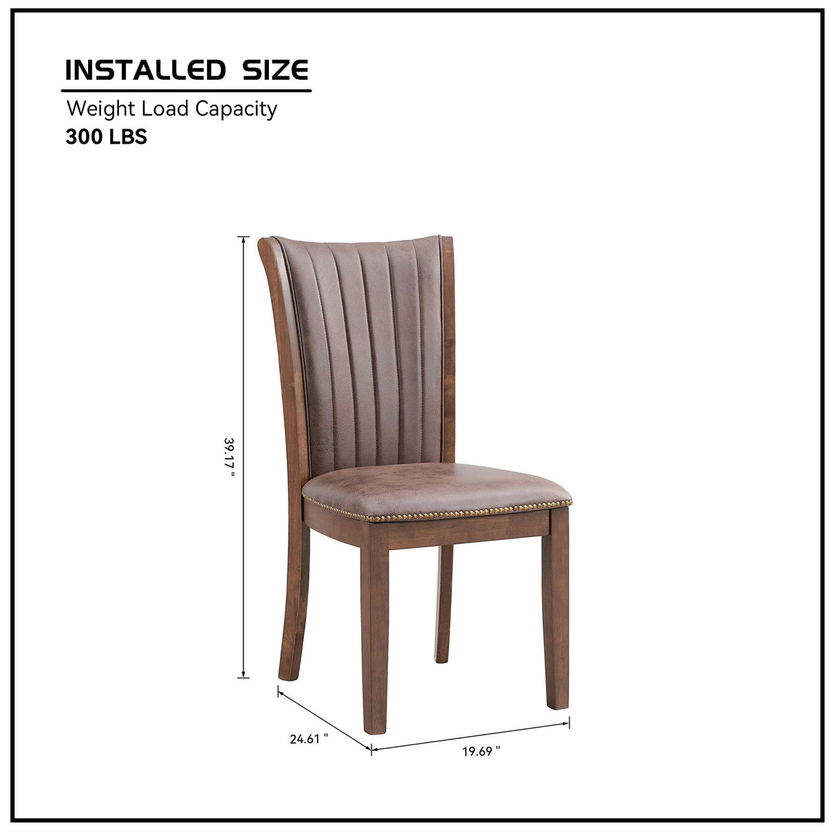 Set of 2 Mid-Century Modern Dining Chairs