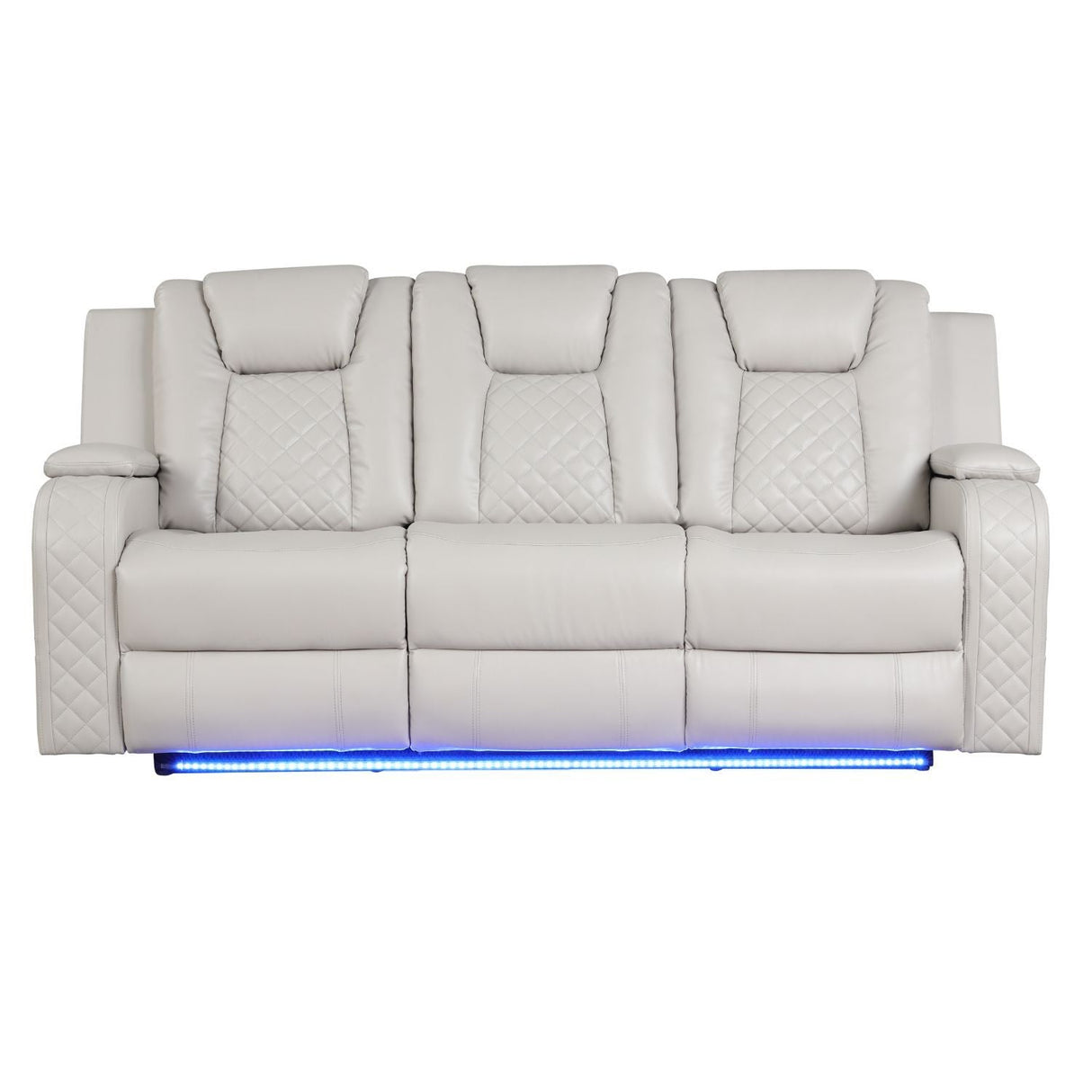 Benz - LED & Power Recliner With Adjustable Headrests And Ambient LED Lighting