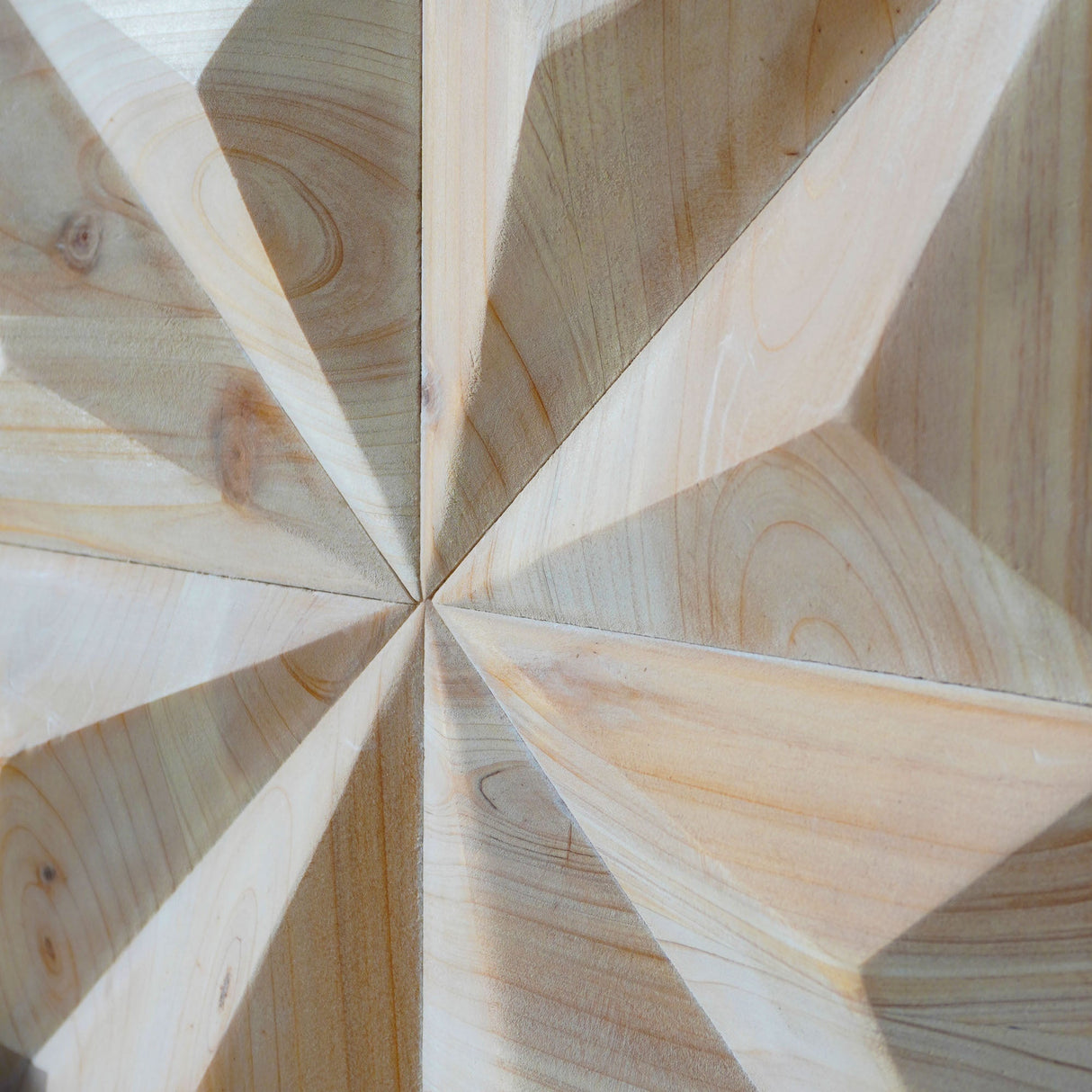 3D Geometric Double-Door Cabinet