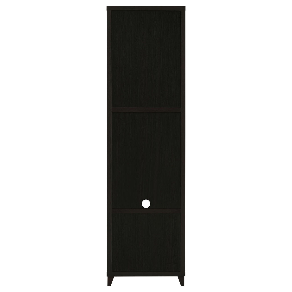 Media Tower With And Drawer With Adjustable Shelves Handles - Brown
