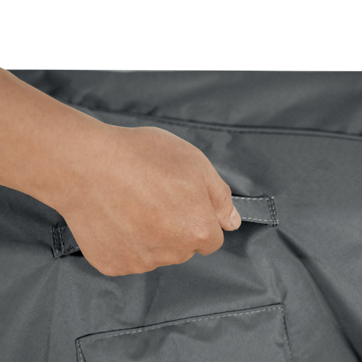 Outdoor SHIELD Patio Club Chair Cover Dark Gray Fabric 36 Inches