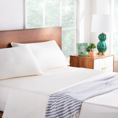 Linenspa-600TC-Cotton-Blend-Pillowcase-Set,-Queen,-Ivory-Pillowcases