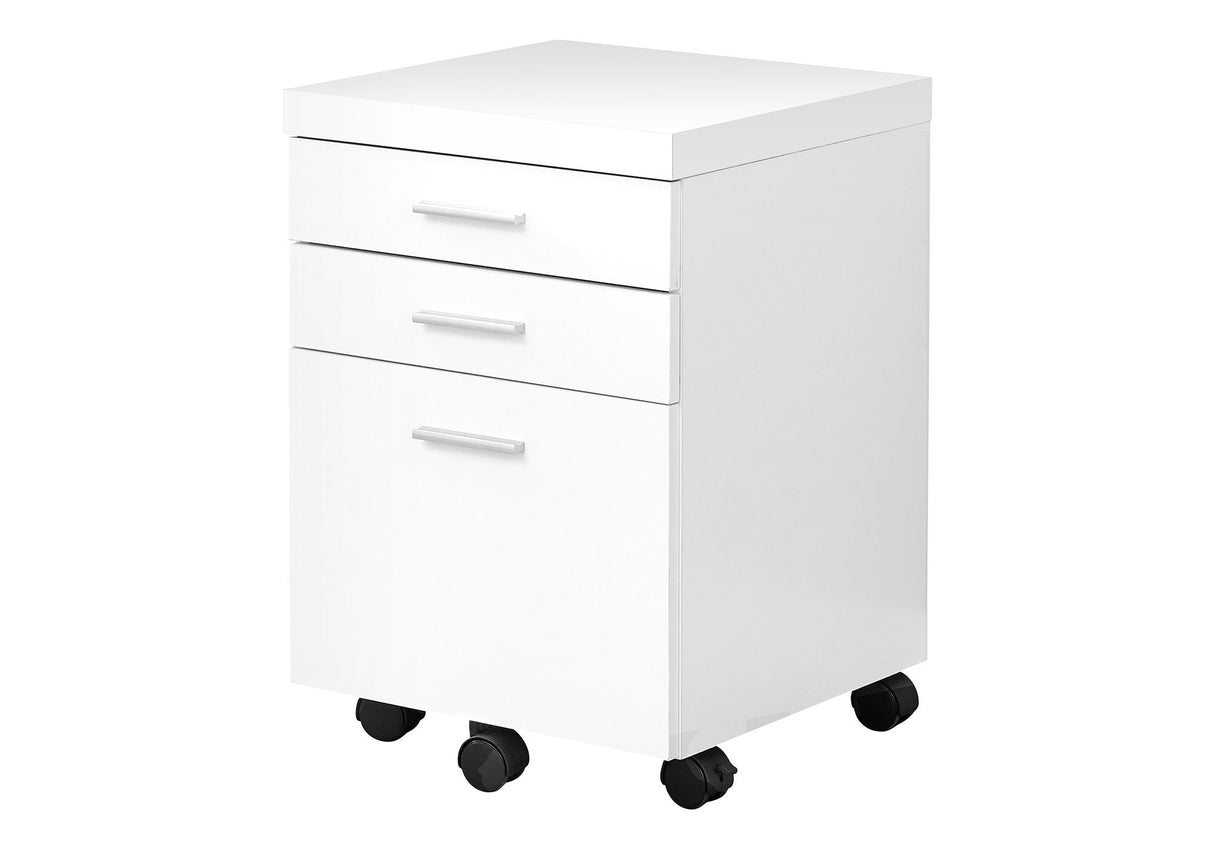 Rolling Mobile File Cabinet with Storage Drawers & Printer Stand