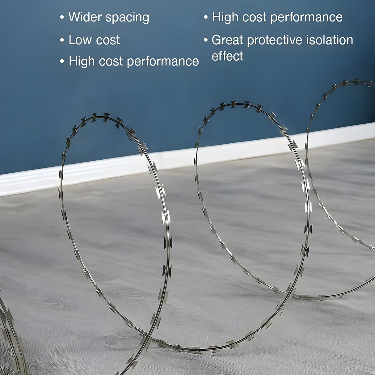 Galvanized Barbed Wire Fence Roll With Sharp Razor Edges
