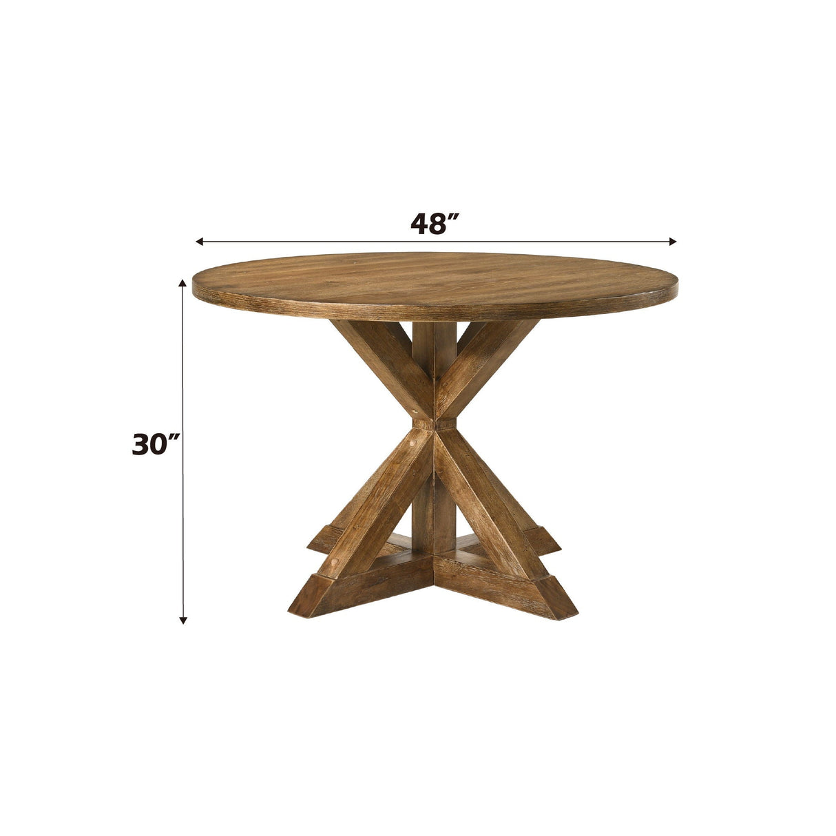 Wallace II Weathered Dining Table - Oak