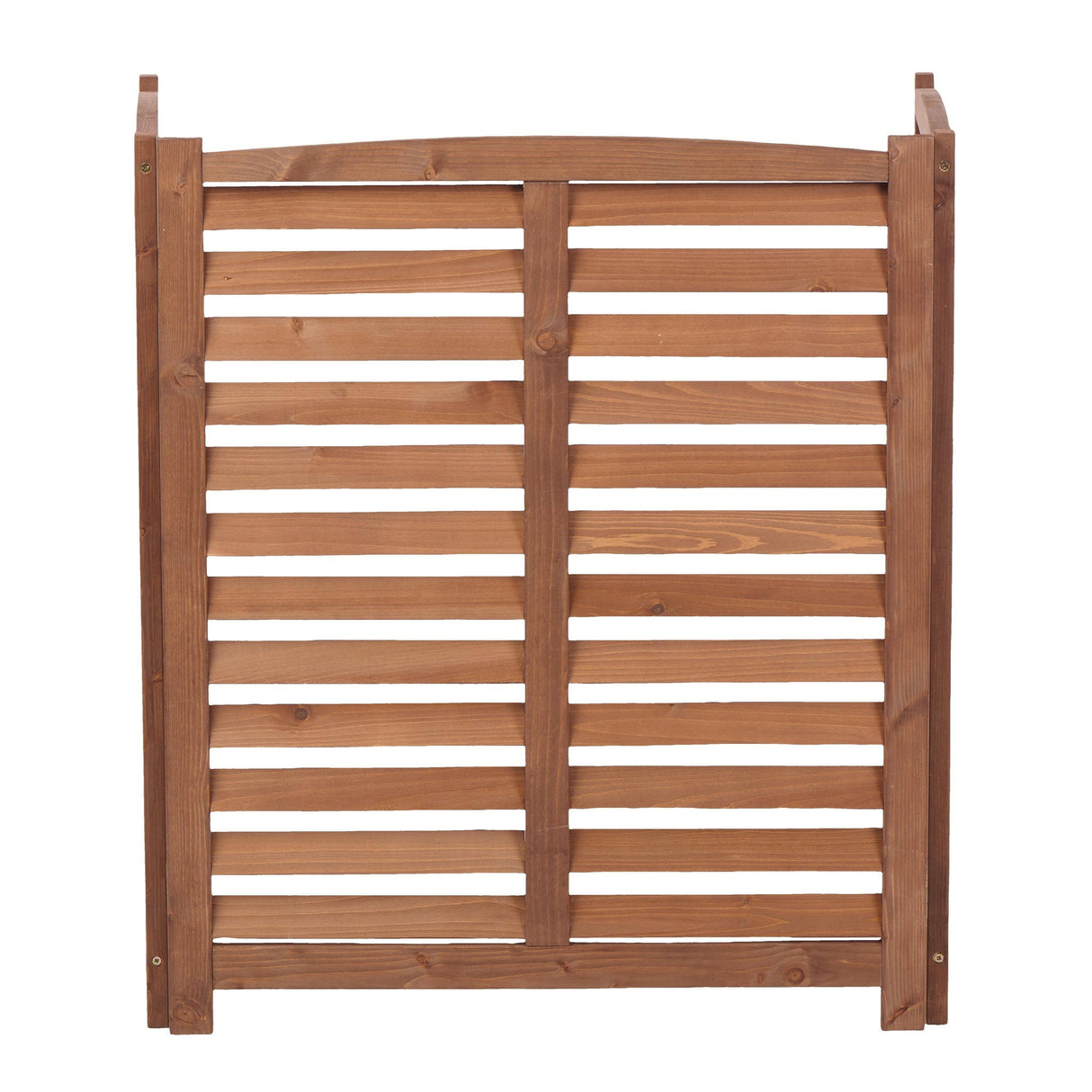 3 Panel Outdoor Wooden Air Conditioner Fence