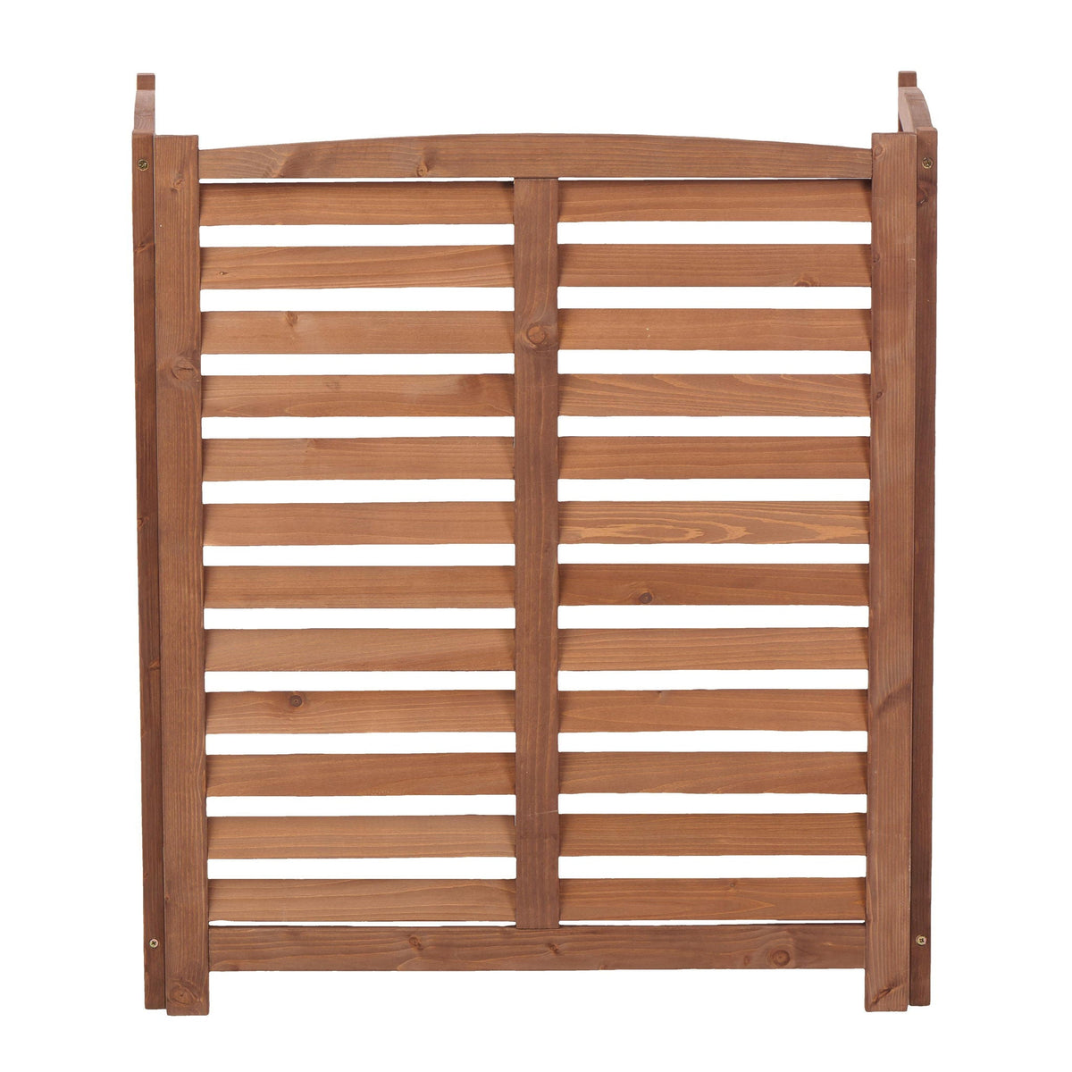 3 Panel Outdoor Wooden Air Conditioner Fence