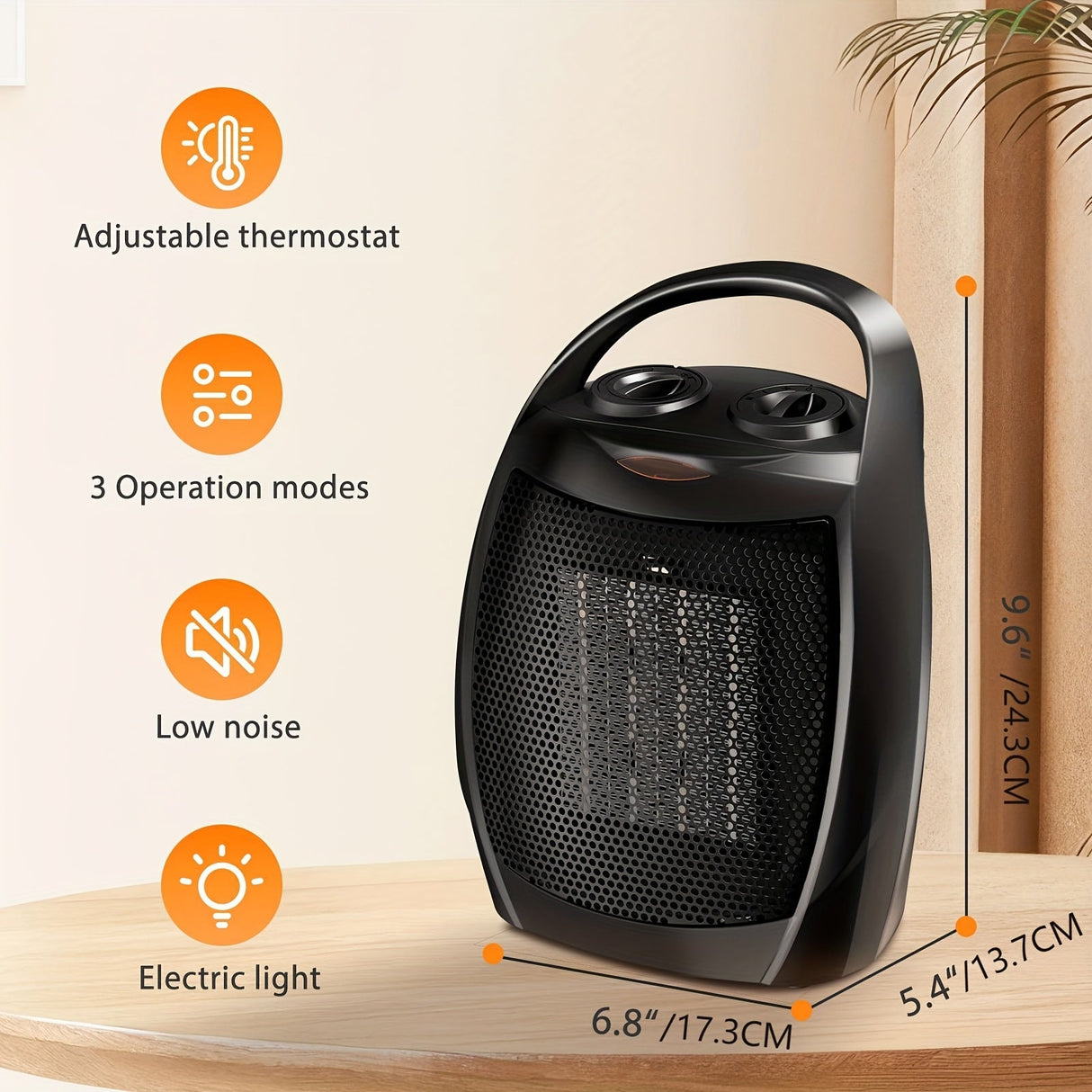1500W Ceramic Space Heater