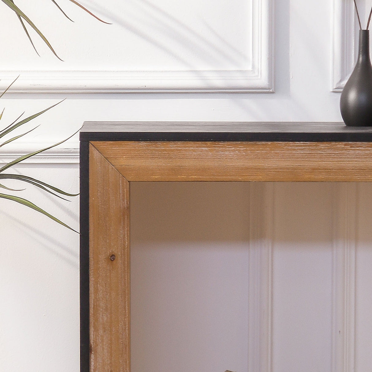 59in Modern Wood Console Table - Entryway & Sofa Table