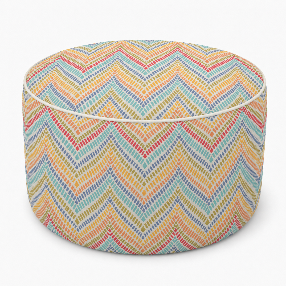 Outdoor Inflatable Ottoman 21"x21"x9"