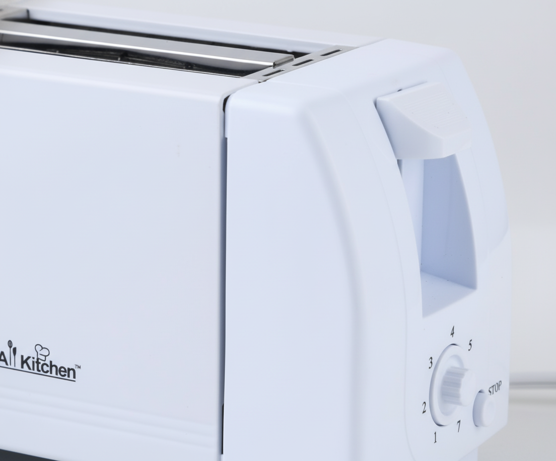 Cool Touch Toaster with 6 Temperature Settings & Extra Wide 1.25" Slots for Bagels, Waffles, Specialty Breads, Puff Pastry, Snacks, ETL Certified, 2 Slices