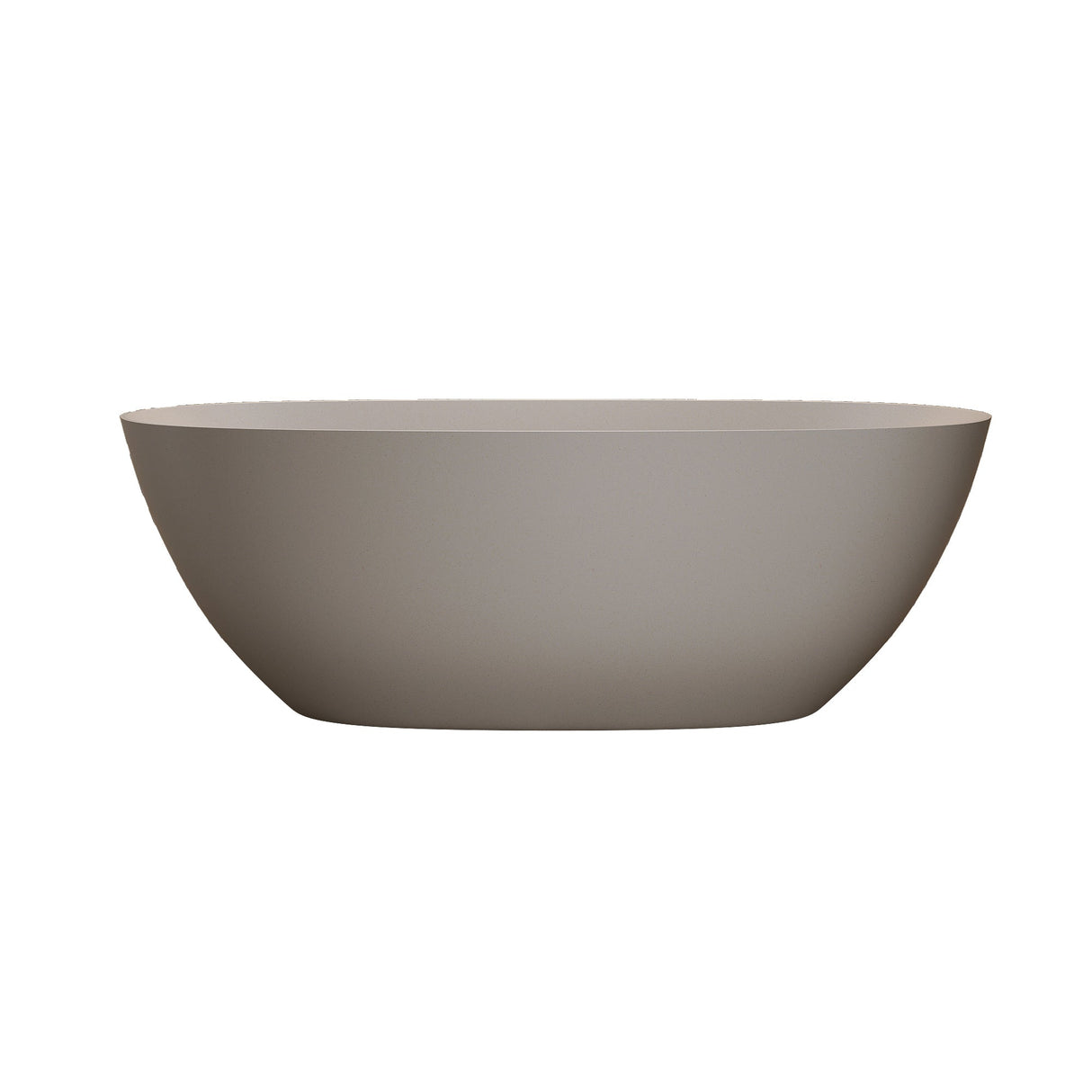 69'' Freestanding Bathtub Resin Stone Soaking Bathtub