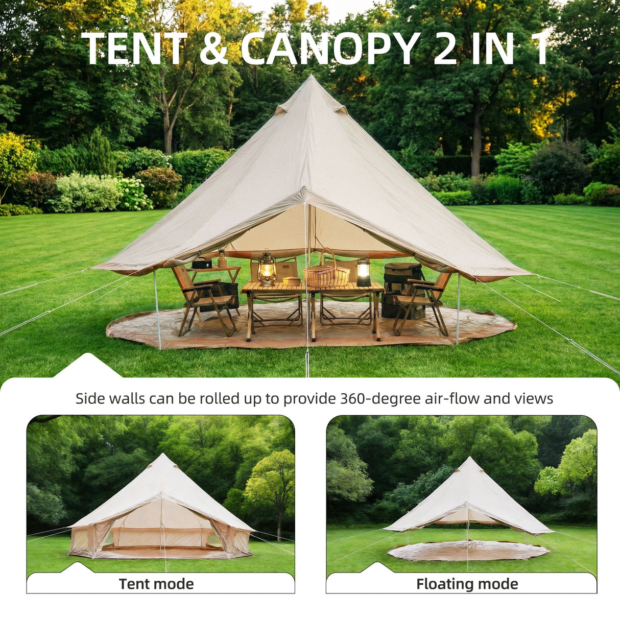 4 Season Bell Tent 16.4FT