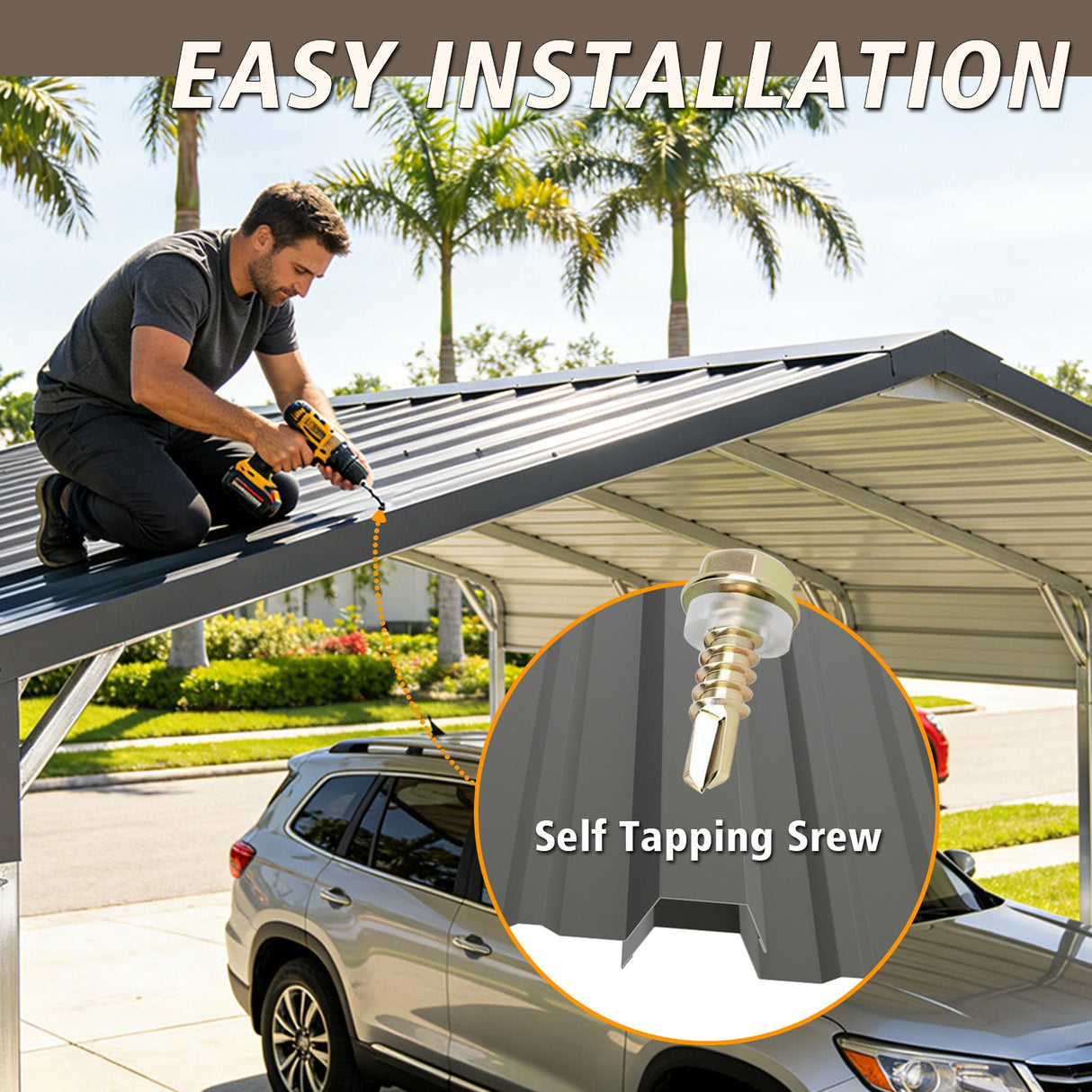 20 Pcs Metal Roof Panels
