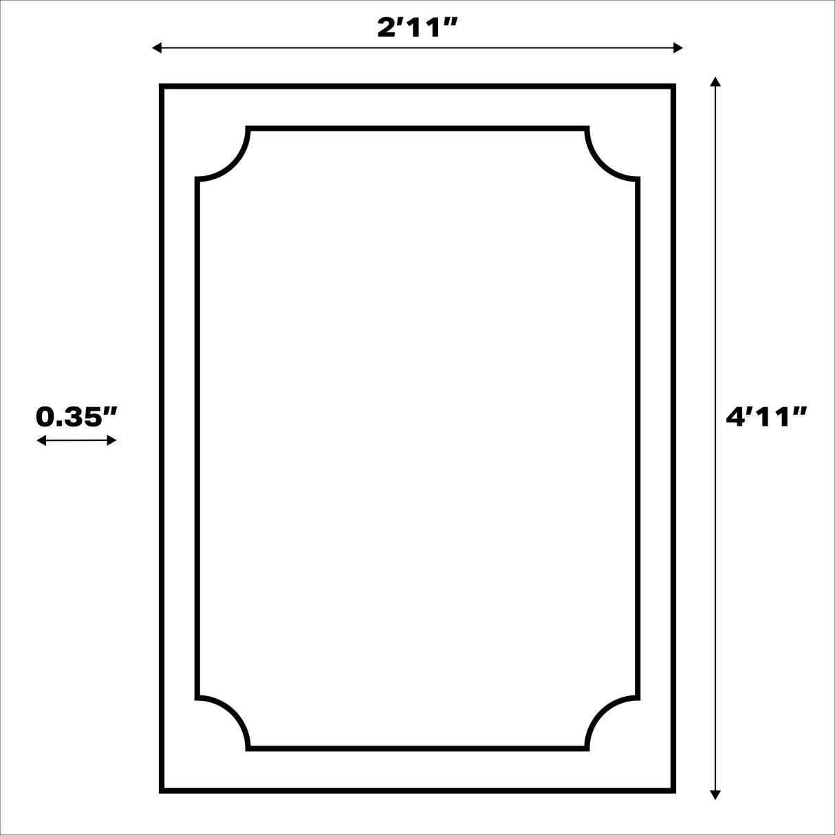 Athena Classic Geometric Border Indoor/Outdoor Area Rug