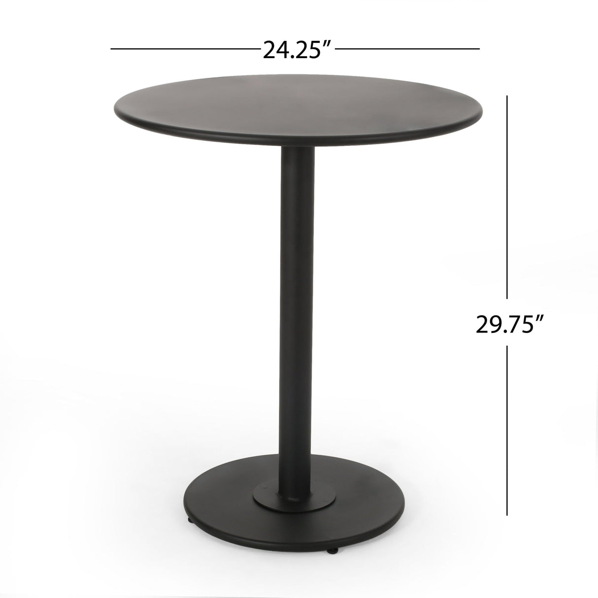 Terra Nova - Bistro Set - Matte Black