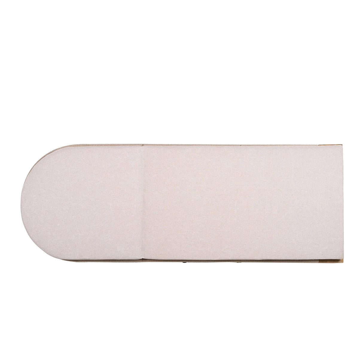 Outdoor Chaise Lounge Chair, Acacia Wood with Adjustable Backrest and Cushion