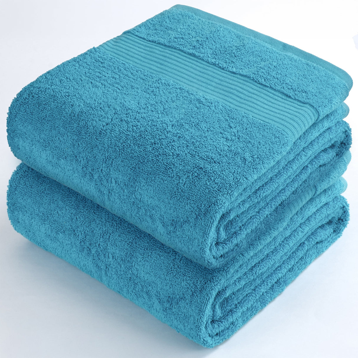 American Soft Linen Bekos 35x70 Inch Jumbo Bath Sheet Set of 2 – Extra Large 100% Cotton Turkish Bath Towels
