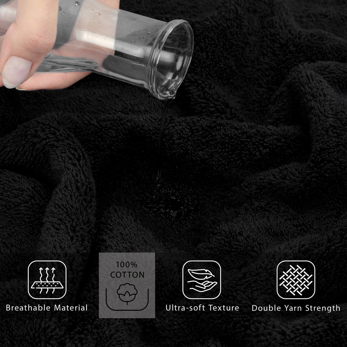 American Soft Linen Bekos 35x70 Inch Jumbo Bath Sheet Set of 2 – Extra Large 100% Cotton Turkish Bath Towels