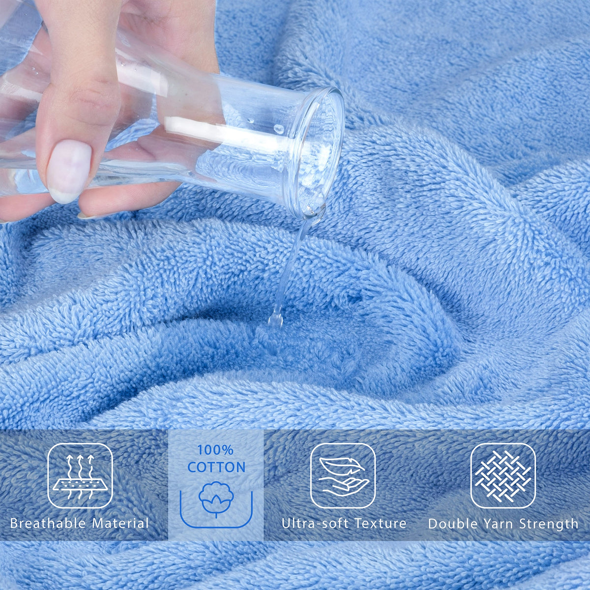 American Soft Linen Bekos 35x70 Inch Jumbo Bath Sheet Set of 2 – Extra Large 100% Cotton Turkish Bath Towels