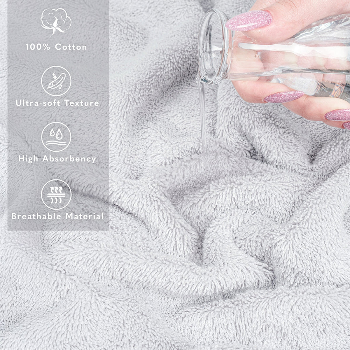 American Soft Linen 35x70 Inch Jumbo Bath Sheet Set of 2 – Extra Large 100% Cotton Turkish Bath Towels