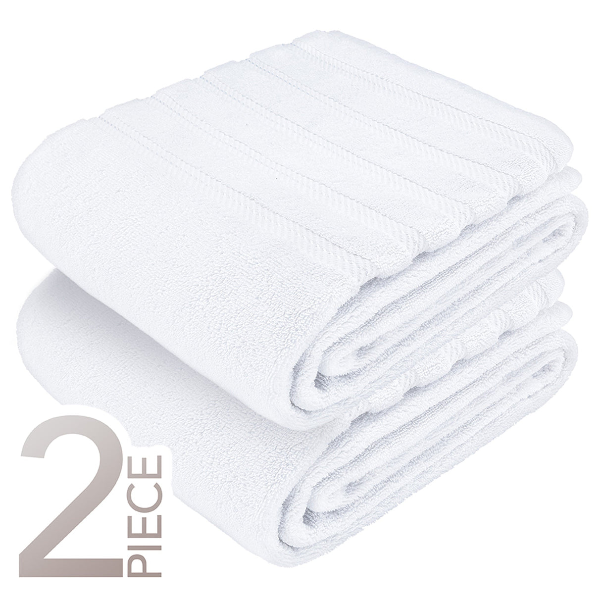 American Soft Linen 35x70 Inch Jumbo Bath Sheet Set of 2 – Extra Large 100% Cotton Turkish Bath Towels