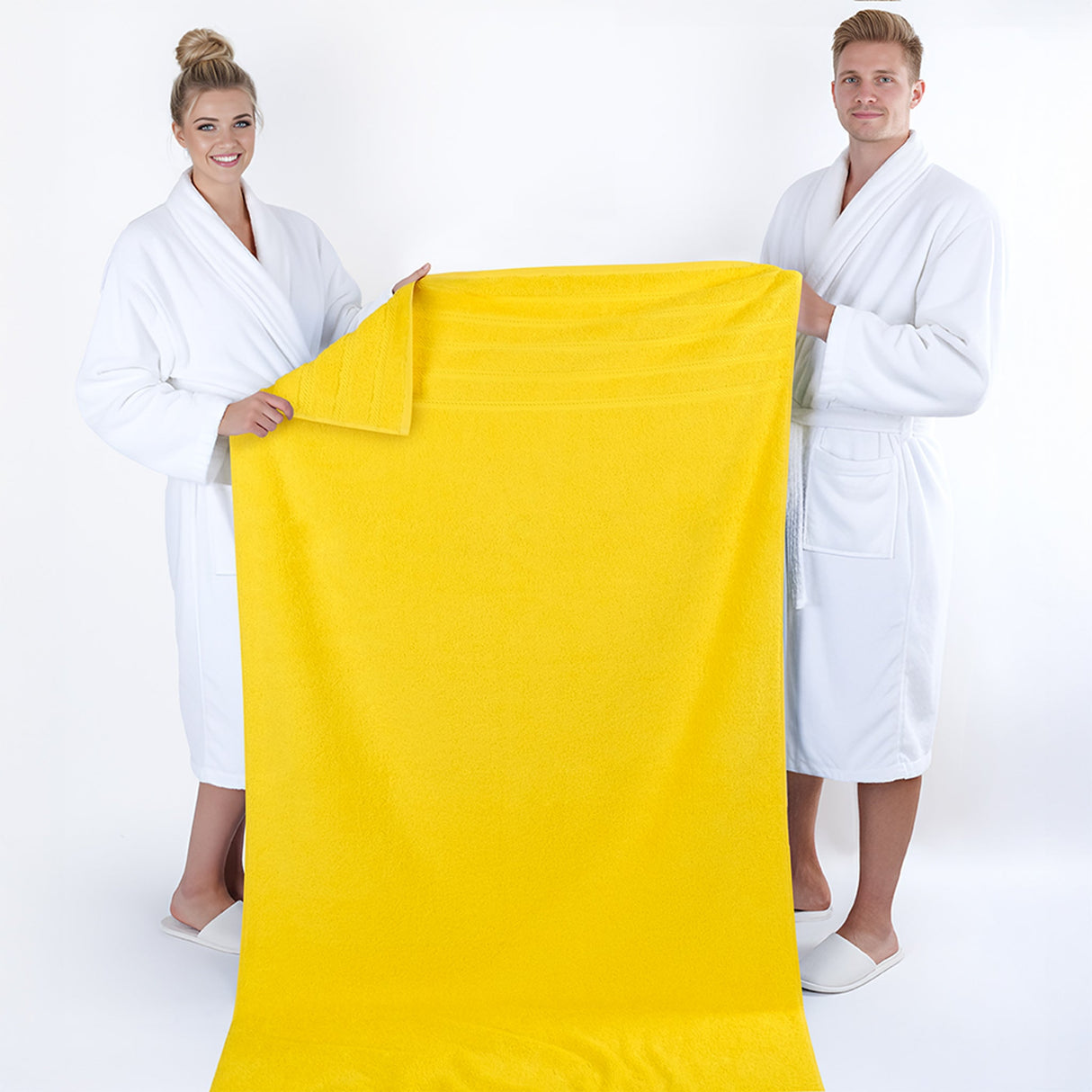 American Soft Linen 35x70 Inch Jumbo Bath Sheet Set of 2 – Extra Large 100% Cotton Turkish Bath Towels
