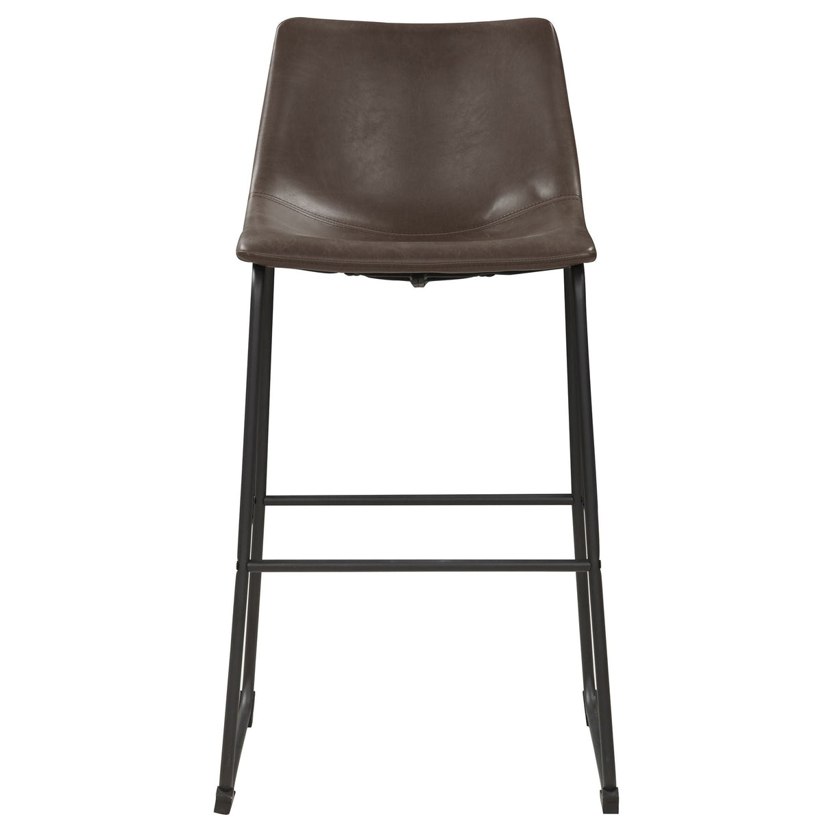 Armless Bar Stool (Set of 2) - Brown