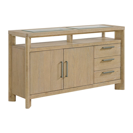 Bandolax-2-Door-Server-with-3-Drawers-and-Open-Storage-Buffets-&-Sideboards