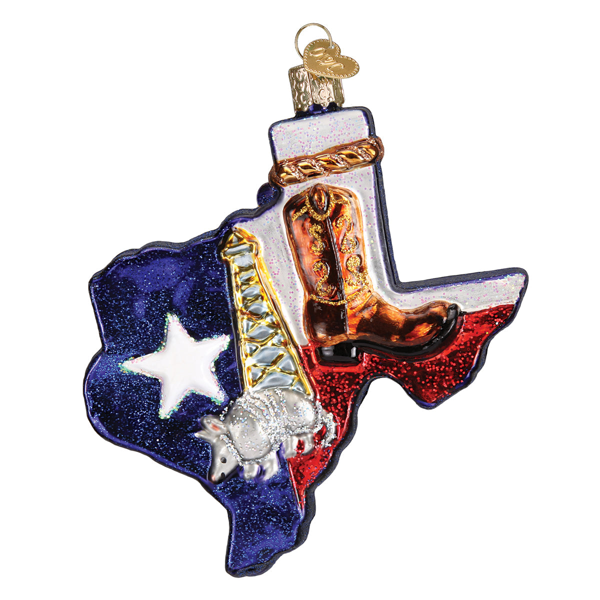 State Of Texas Ornament 4x4 Inch