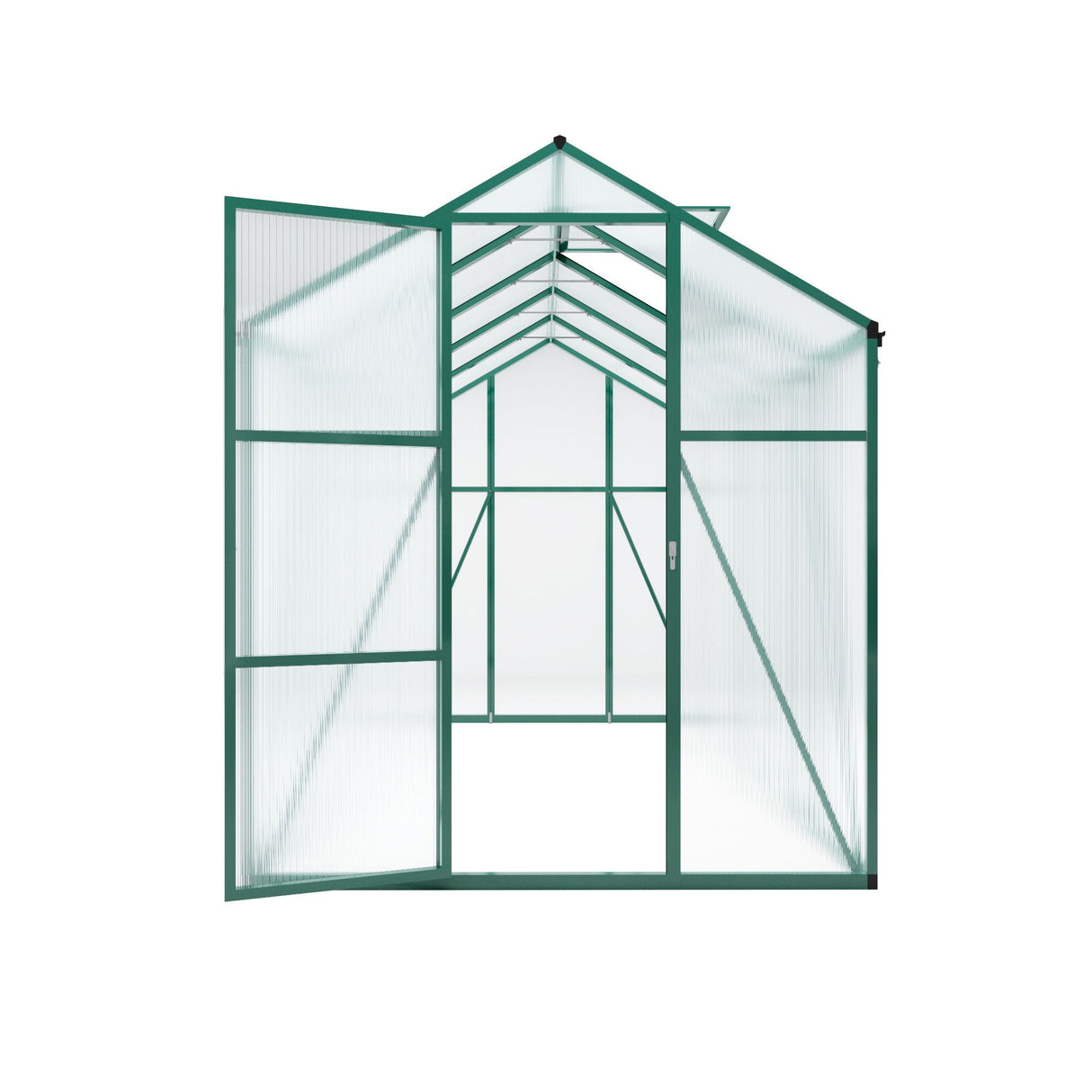 Polycarbonate Walk-In house, Raised Base For Outdoor In All Season