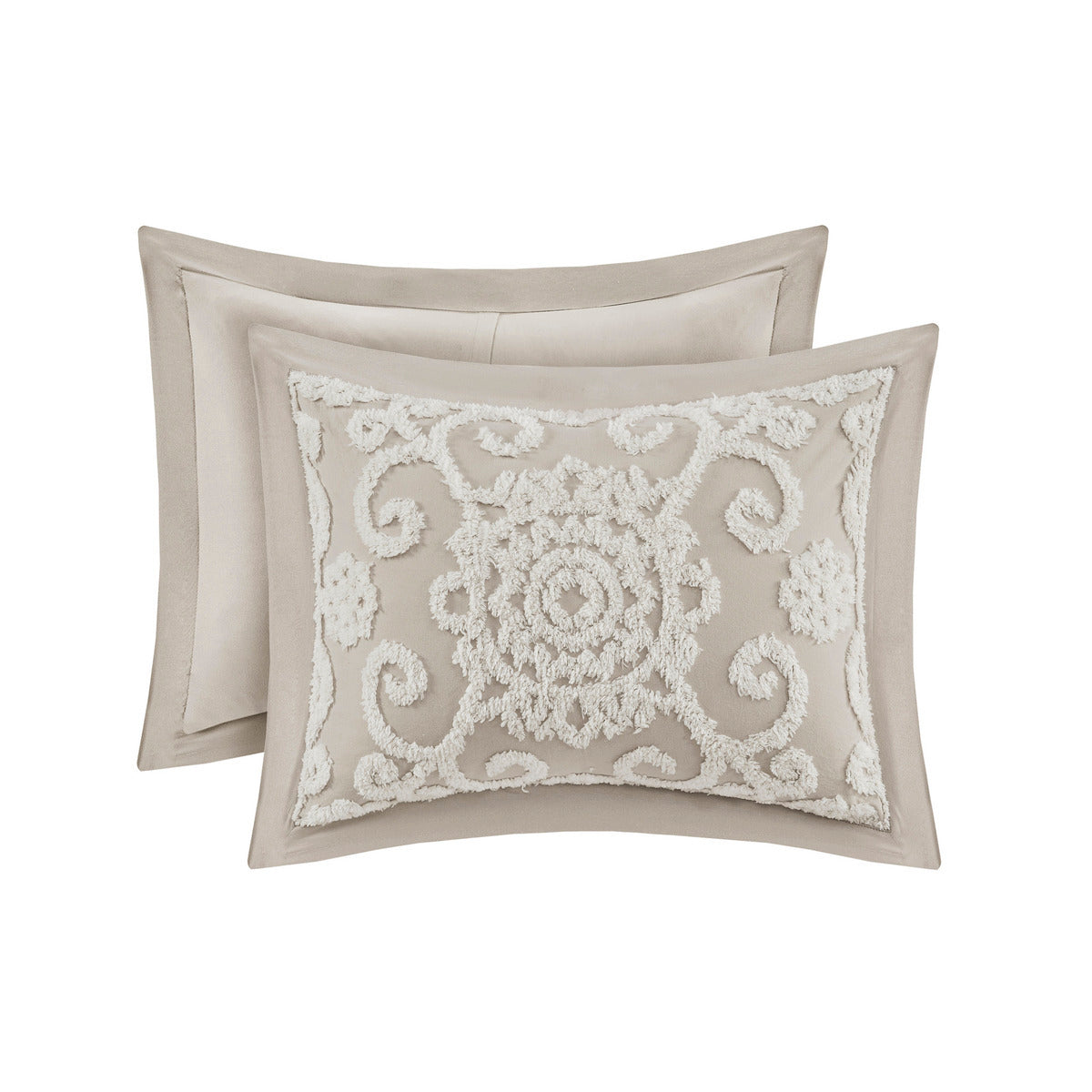 Cotton Comforter Mini Set Taupe King