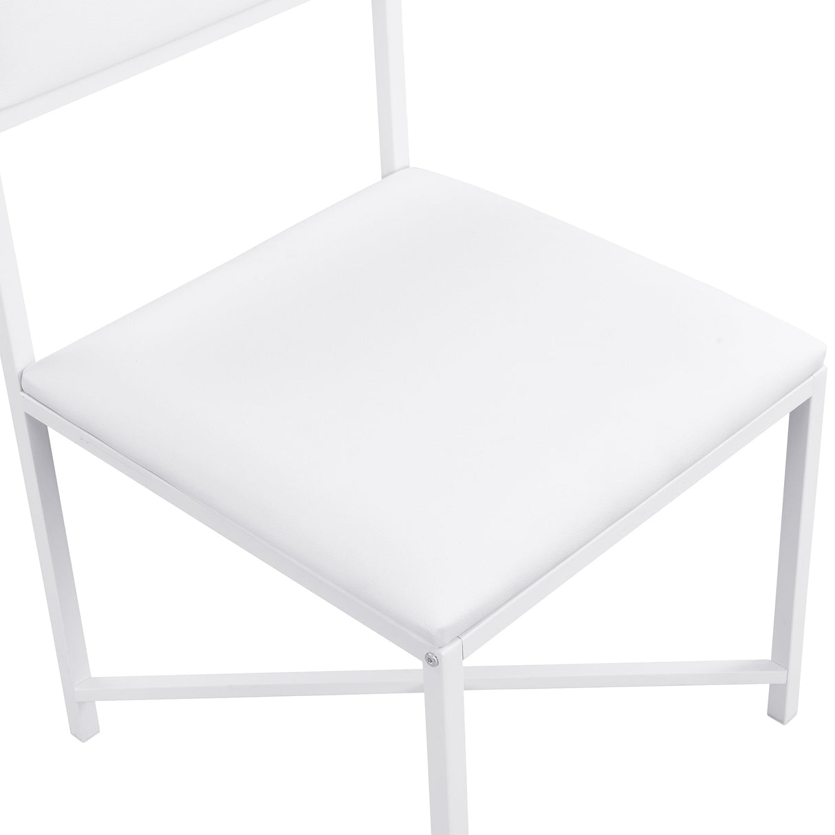 TOPMAX Modern Compact 63-inch 5-Piece Extendable Dining Table Set