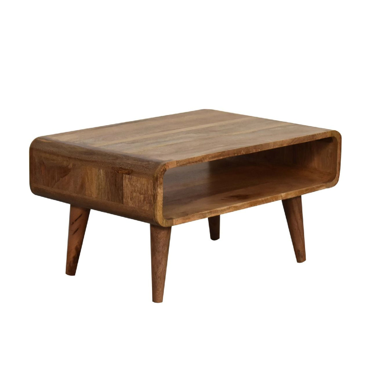 Solid Wood Open Media Unit
