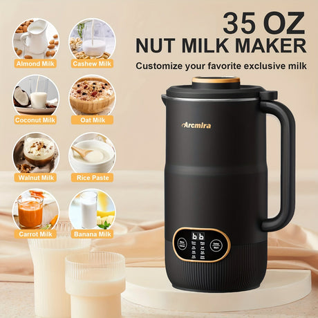 8-in-1-Nut-Milk-Maker-Machine-–-35oz-Soy,-Almond,-Oat,-Plant-Based-Milk-Maker-Nut-Milk-Maker-Machine