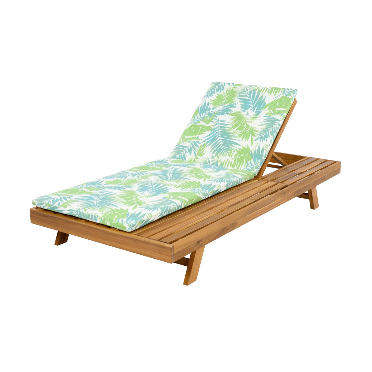 Lounge Chaise Set with Water-Resistant Cushions