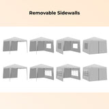10x 10Ft Pop Up Tent with Removable Sidewall