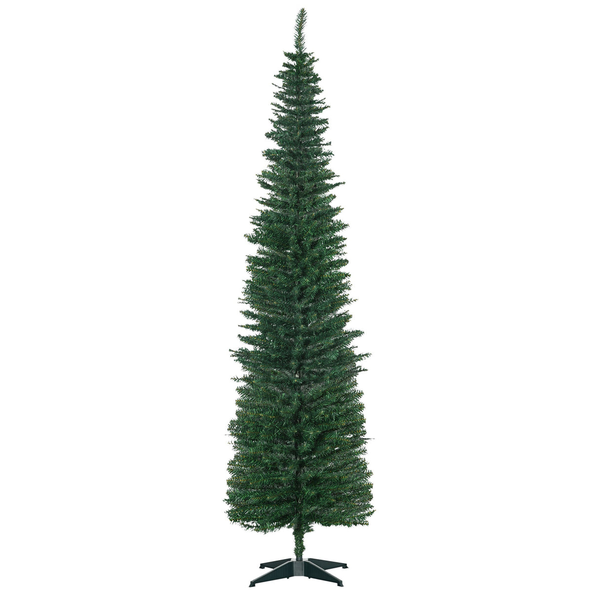 HOMCOM 7' Artificial Pencil Christmas Tree