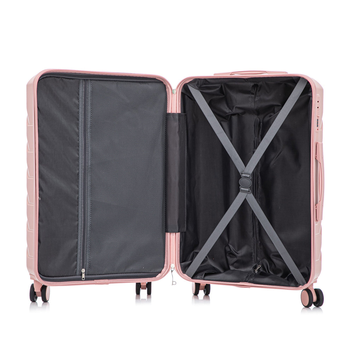 Set 3PCs 20'/24'/28' ABS Spinner Wheel Luggage - Pink