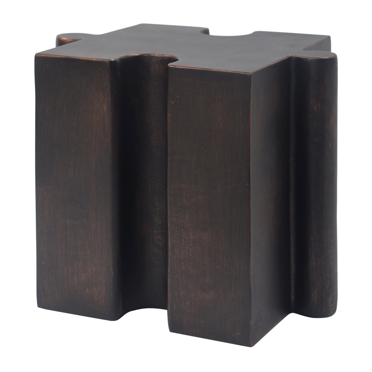 Puzzle Art Side Table, Modular Concave Edge MGO Table