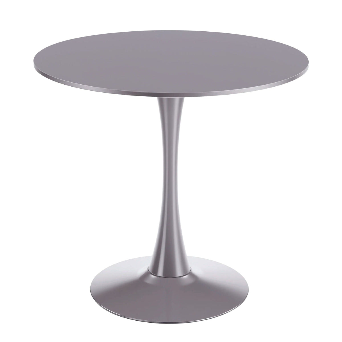 Mid-Century Tulip Dining Table with Round Top and Pedestal Base - Multiple Colors