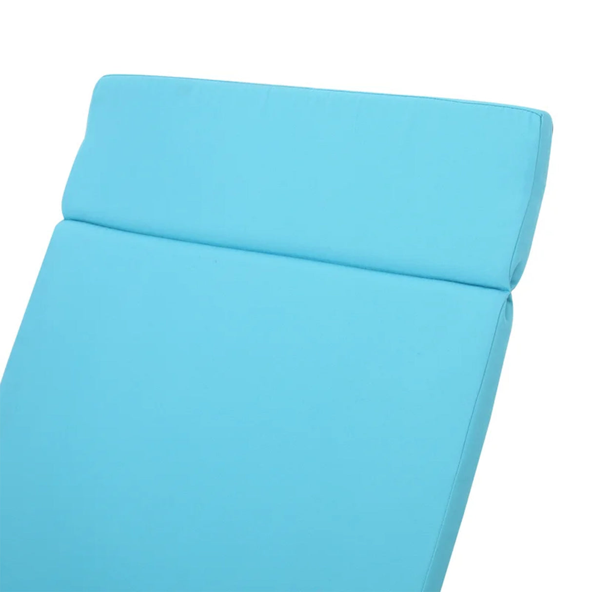 Salem Outdoor Chaise Lounge Cushion 2PCS Blue Fabric