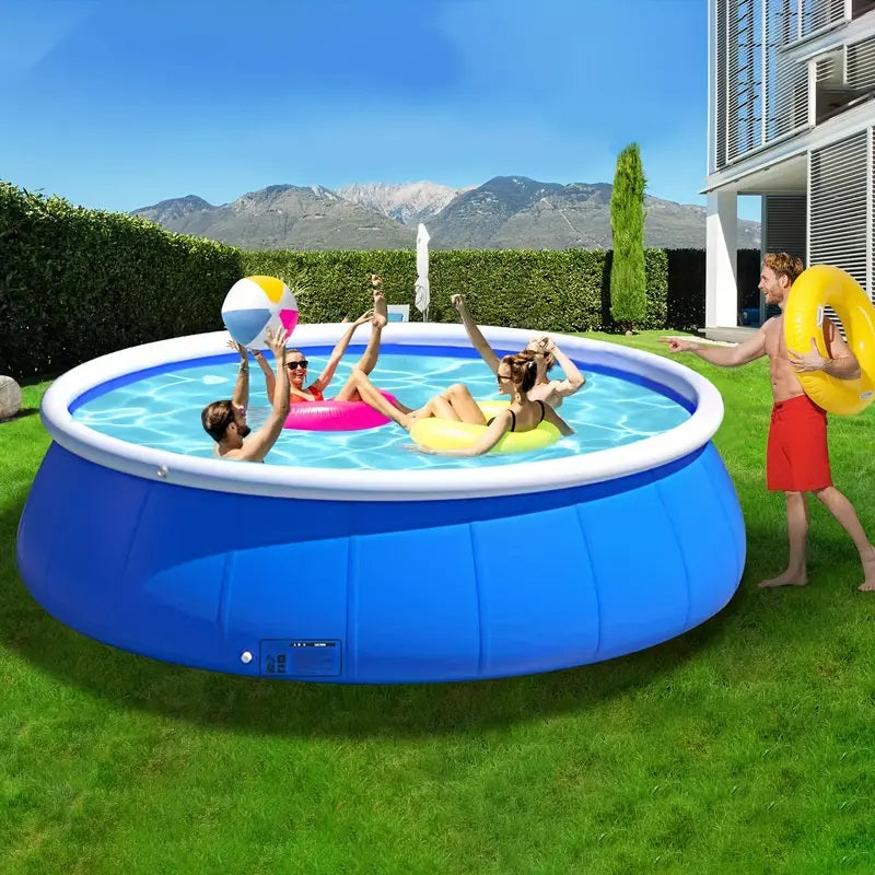 Inflatable Swimming Pool 244" x 63" Butterfly Design
