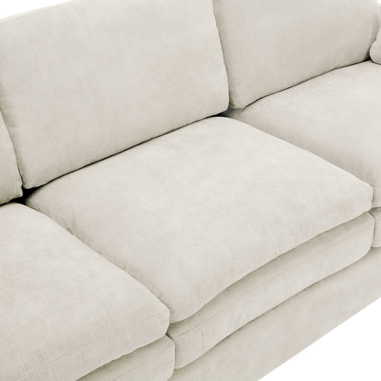Cozy Upholstered Cushion Loveseat Sofa For Living Room