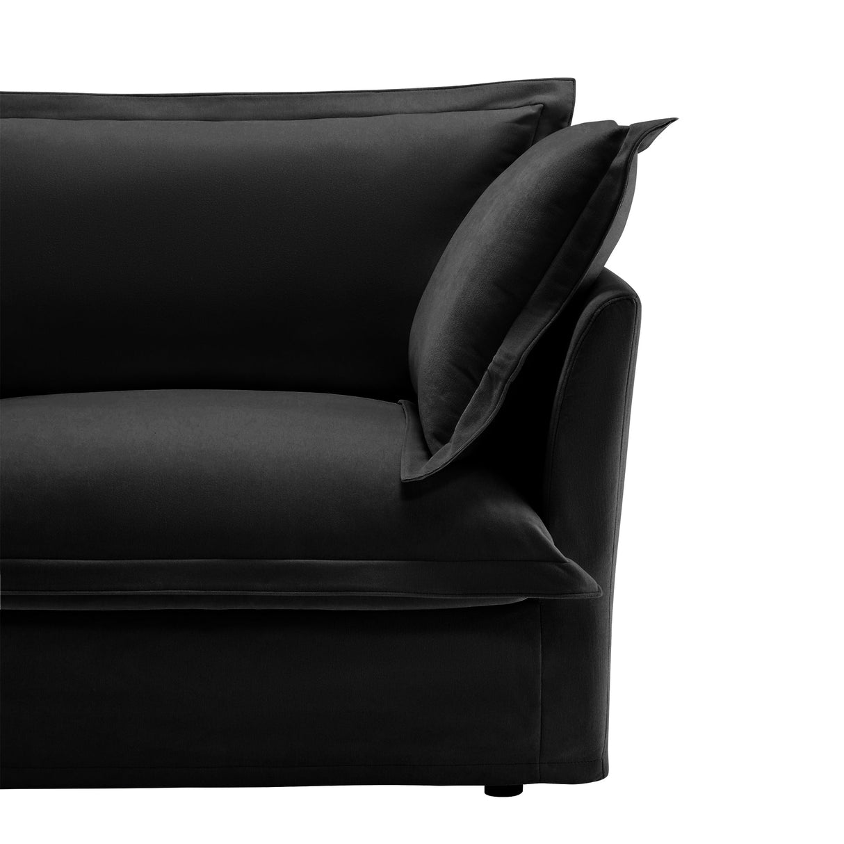 Luxurious Chenille Ottoman