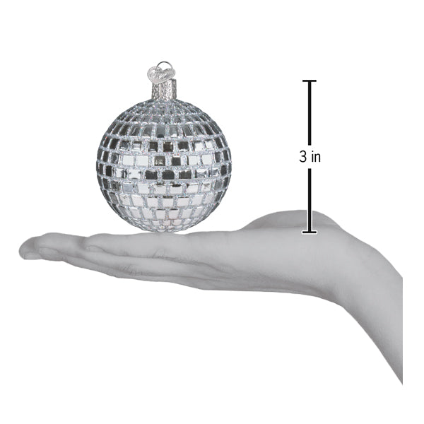 Disco Ball Ornament 3 x 2.5 x 2.5 Inches