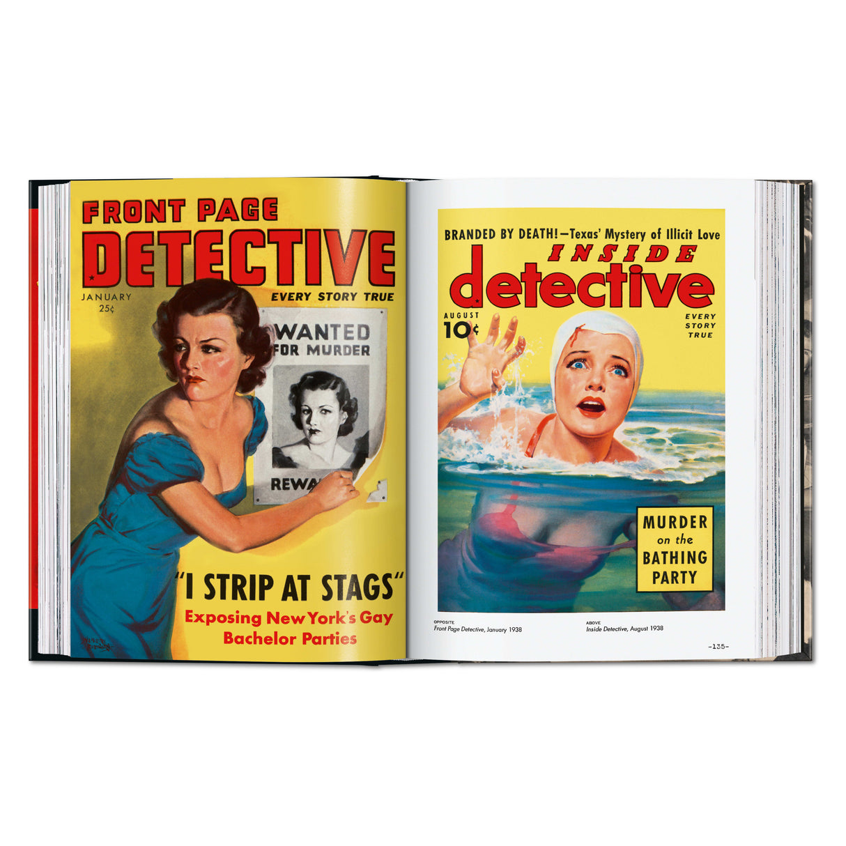 True Crime Detective Magazines. 1924–1969. 45th Ed. (German, French, English)